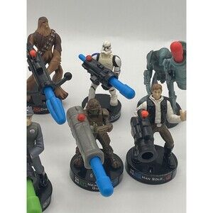 Star Wars Attacktix # 20 Skywalker Han Solo 10 Game Pieces Battle Masters Hasbro